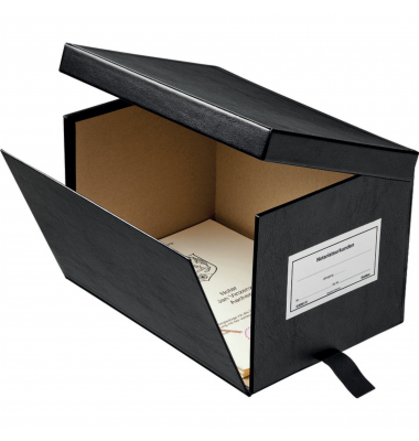 Urkundenkasten Classic XXL 930, schwarz, Pappe