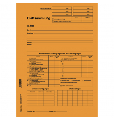 Blattsammlung NOT702014 or 100St