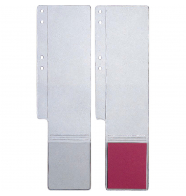 Aktenschwanz 1517626 transparent gelocht Aktenschwanz 1517626 transparent gelocht