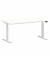 Schreibtisch eModel 2.0, elektrisch höhenverstellbar, 64-130cm (H), 180x100cm (BxT), rechteckig, weiß / weiß