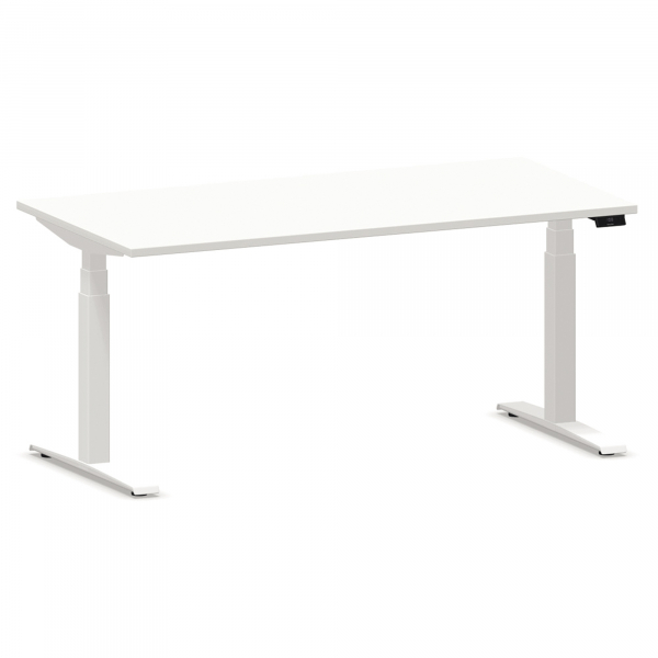5901747585636 - Schreibtisch eModel 20 810057801 elektrisch höhenverstellbar 64-130cm (H) 180x100cm (BxT) rechteckig weiß weiß 590174758 5901747585636 - Schreibtisch eModel 20 810057801 elektrisch höhenverstellbar 64-130cm (H) 180x100cm (BxT) rechteckig weiß weiß 590174758