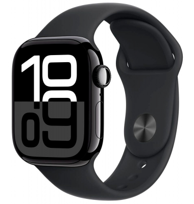 Watch Series 10 42 mm Aluminium (GPS) Sportarmband SM  schwarz, diamantschwarz