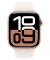 Watch Series 10 42 mm Aluminium (GPS) Sportarmband ML  blassrosa, roségold