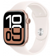 Watch Series 10 46 mm Aluminium (GPS) Sportarmband SM  blassrosa, roségold