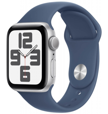 Watch SE 40 mm Aluminium (GPS) Sportarmband SM  denim, silber