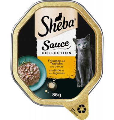 Katzen-Nassfutter Sauce Collection Frikasee mit Truthahn 22x 85,0 g