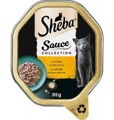 Katzen-Nassfutter Sauce Collection mit Pute in heller Sauce 22x 85,0 g Katzen-Nassfutter Sauce Collection mit Pute in heller Sauce 22x 85,0 g