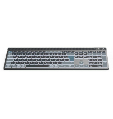 WK-750 Tastatur kabellos grau