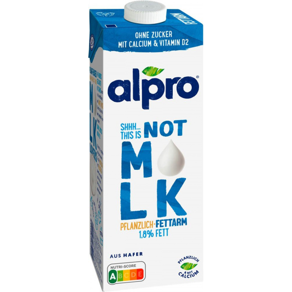 5411188135005 - Haferdrink This is not M*lk 4897949004 18% Fett laktosefrei vegan 1 Liter im Tetrapack 5411188135005 Alpro 5411188135005 - Haferdrink This is not M*lk 4897949004 18% Fett laktosefrei vegan 1 Liter im Tetrapack 5411188135005 Alpro