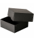 Aufbewahrungsbox PureBox Black 22001752, mit Deckel, au&szlig;en 21x8,5x21cm, Pappe schwarz