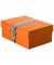 Aufbewahrungsbox PureBox Pastell 22001848, mit Deckel, au&szlig;en 18x10x25cm, Pappe pastellorange
