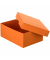Aufbewahrungsbox PureBox Pastell 22001848, mit Deckel, au&szlig;en 18x10x25cm, Pappe pastellorange