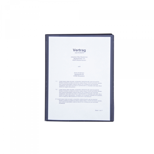 4003969937987 - Neutralware - Sichtbuch din A4 Polypropylen schwarz 20 Hüllen din A4 Polypropylen schwarz 20 Hüllen