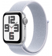 Watch SE 40 mm Aluminium (GPS) Sport Loop  blaue Wolke, silber