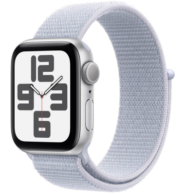 Watch SE 40 mm Aluminium (GPS) Sport Loop  blaue Wolke, silber