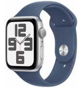 Watch SE 44 mm Aluminium (GPS) Sportarmband SM  denim, silber