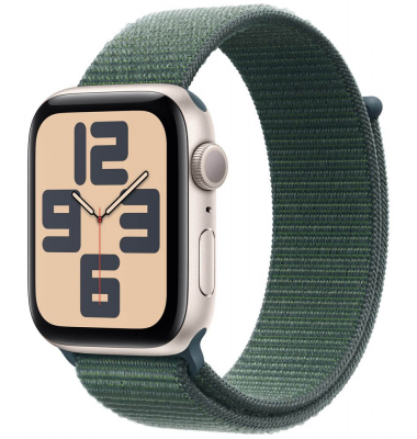 Watch SE 44 mm Aluminium (GPS) Sport Loop  grün, polarstern