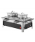 Suppenstation silber 2x 4 l 2200 W