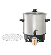 Einkochautomat Glühweintopf CNS silber 25,0 l 2000 W