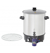 Einkochautomat Glühweintopf CNS silber 30,0 l 2000 W