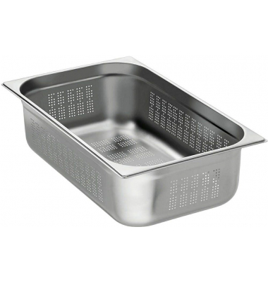 GN-Behälter Top Line perforiert, 11 silber 21,0 l