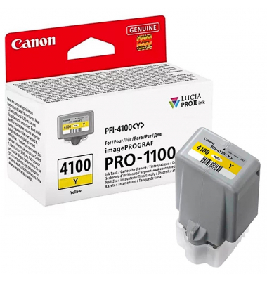 Druckerpatrone PFI-4100 Y 6780C001, gelb