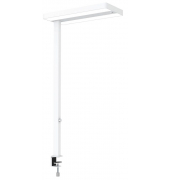 Schreibtischlampe weiß mit Tischklemme
