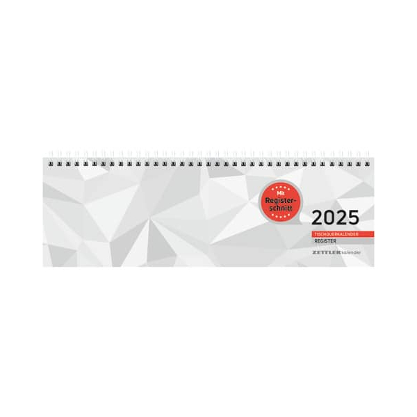 Zettler Tischkalender 602471, 1 Woche /  2 Seiten,  4069095011236 Zettler
