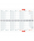 Tischkalender 602471, 1 Woche / 2 Seiten, 