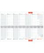 Tischkalender 602471, 1 Woche / 2 Seiten, 