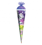 Schultüte Magic Pegasus, 85cm, Tüllverschluss
