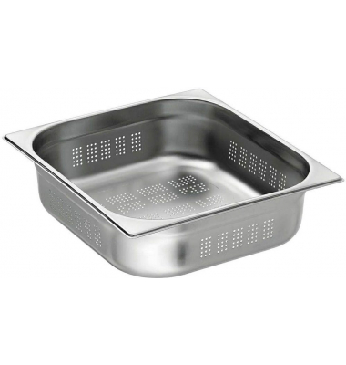 GN-Behälter Top Line 23 perforiert silber 9,0 l