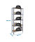Regal SIMONHOME CLICK MINI 8425437128943 grau, braun 80,0 x 30,0 x 180,0 cm