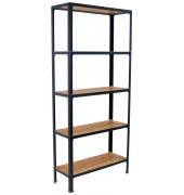 Regal SIMONHOME CLICK MINI 8425437128967 anthrazit, braun 80,0 x 30,0 x 180,0 cm