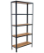 Regal SIMONHOME CLICK MINI 8425437128967 anthrazit, braun 80,0 x 30,0 x 180,0 cm