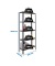 Regal SIMONHOME CLICK MINI 8425437128967 anthrazit, braun 80,0 x 30,0 x 180,0 cm