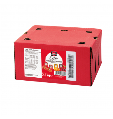 Extra Mix Erdbeere, Aprikose, Sauerkirsche Konfitüre