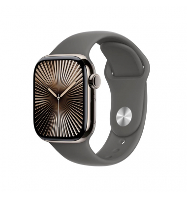 Watch Series 10 42 mm Titan (GPS+Cellular) Sportarmband SM  steingrau, natur