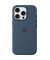 Silikon Case Handy-Cover für Apple iPhone 16 Pro denim