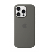Silikon Case Handy-Cover für Apple iPhone 16 Pro stein