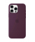 Silikon Case Handy-Cover für Apple iPhone 16 Pro Max pflaume