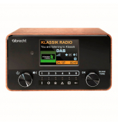 DR 866 Senior Radio braun, schwarz