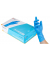 Einweghandschuhe HIGH RISK NITRILE, Nitril, lebensmittelecht, blau, Größe 9 / L,