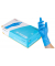 Einweghandschuhe HIGH RISK NITRILE, Nitril, lebensmittelecht, blau, Größe 10 / XL,