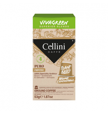 Vivagreen Puro Kaffeekapseln Arabicabohnen mild 10 Portionen