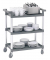 Servierwagen TS Adjutant silber 83,0 x 41,5 x 94,0 cm