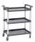 Servierwagen TS Adjutant silber 83,0 x 41,5 x 94,0 cm