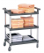 Servierwagen TS Adjutant silber 83,0 x 41,5 x 94,0 cm