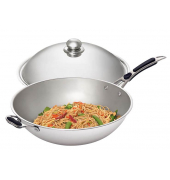 Pfanne Wok W360R silber 36,0 cm