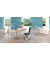 Schreibtisch Move 1 base, elektrisch höhenverstellbar, 73-123cm (H), 160x80cm (BxT), rechteckig, lichtgrau / silber